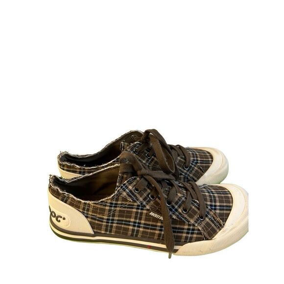 Rocket dog sneakers plaid laces shoes womens 10 C31710427 - Picture 1 of 7